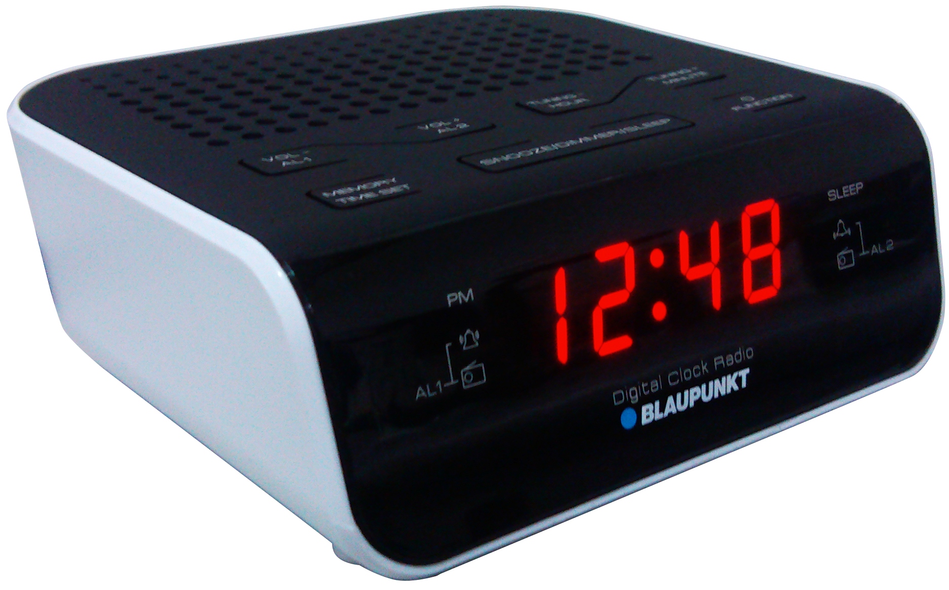 

Radiobudzik zegar z alarmem radio Fm LCD 0,6''