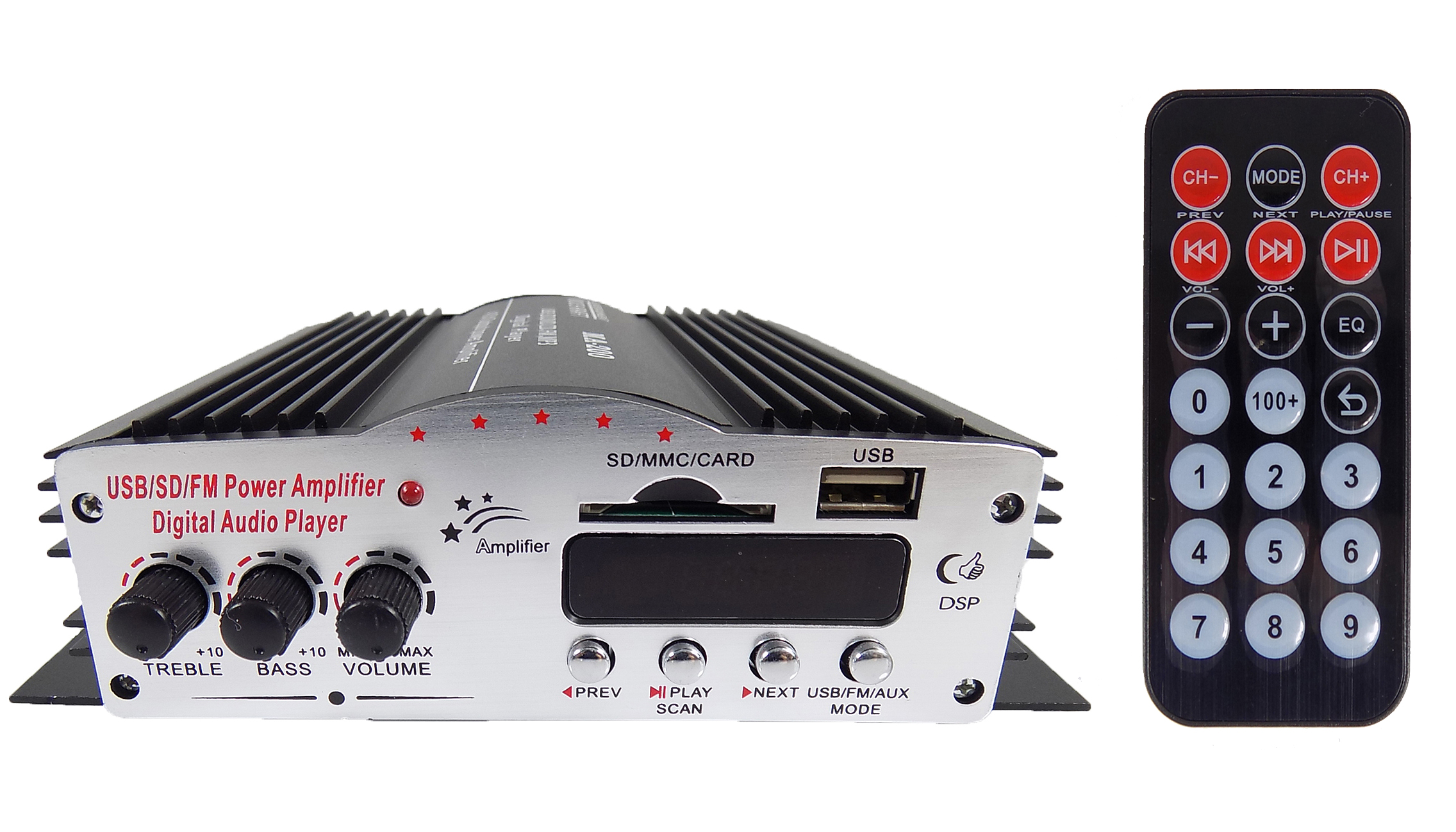 4 GŁOŚNIKI SUFITOWE + WZMACNIACZ USB SD FM ZESTAW Marka Inna