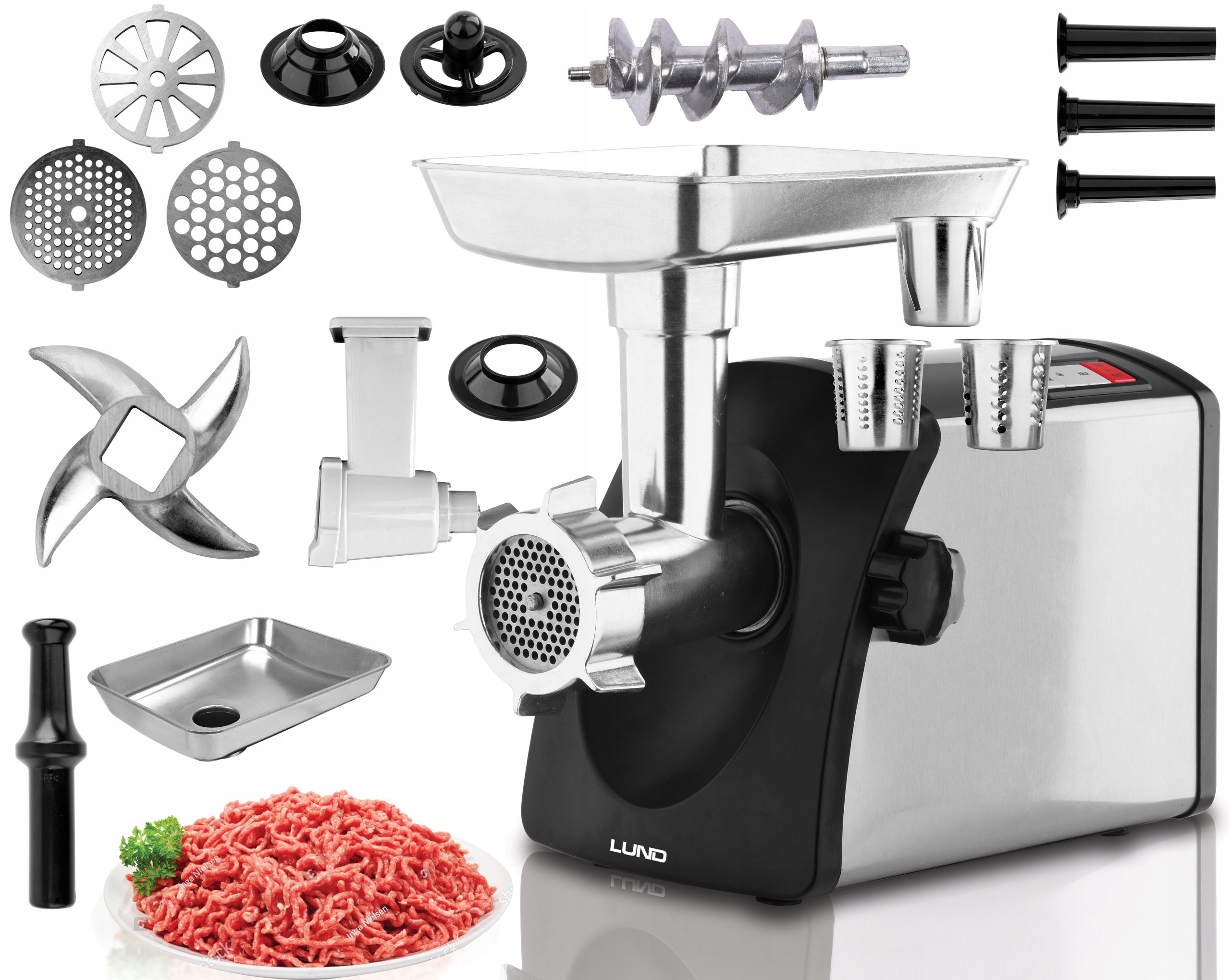 

Maszynka Do Mielenia Mięsa Max 3kW 4w1 Szatkownica