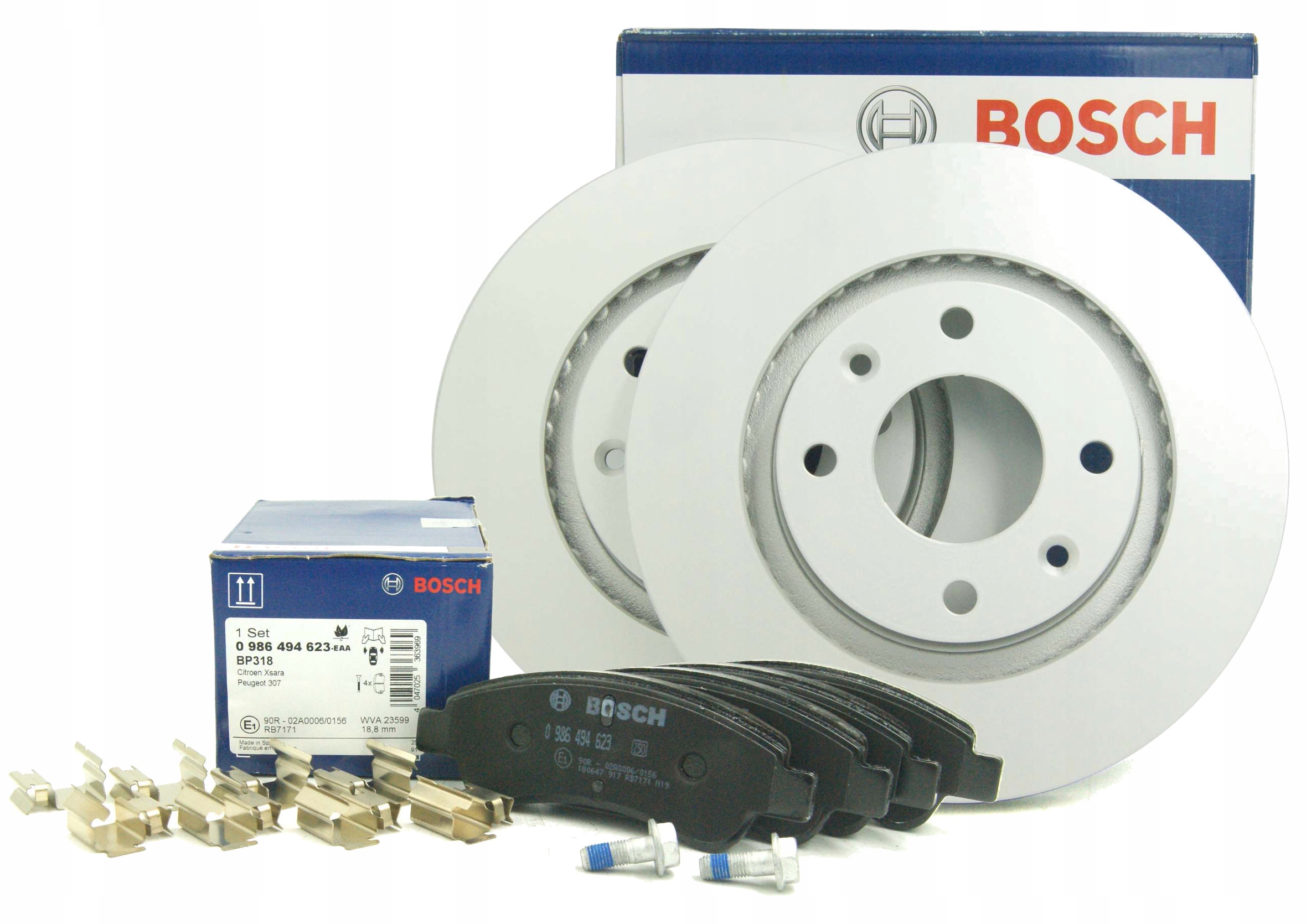 

Bosch Tarcze+klocki Przód Do Peugeot 206 207 208
