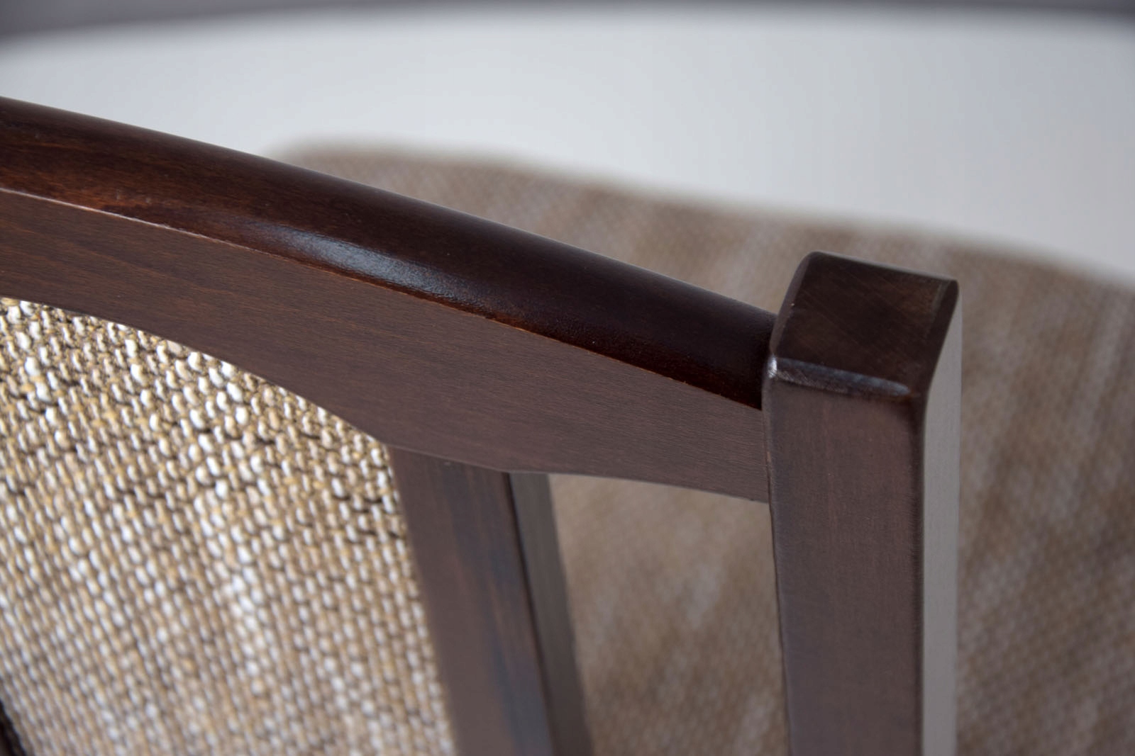 Drewniane krzesło 6szt brązowych krzeseł ORZECH Rodzaj nóg Proste