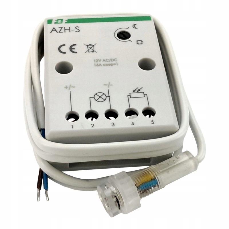 

Automat zmierzchowy Azh-s Ø10 16A 12V IP65 AZH-S12