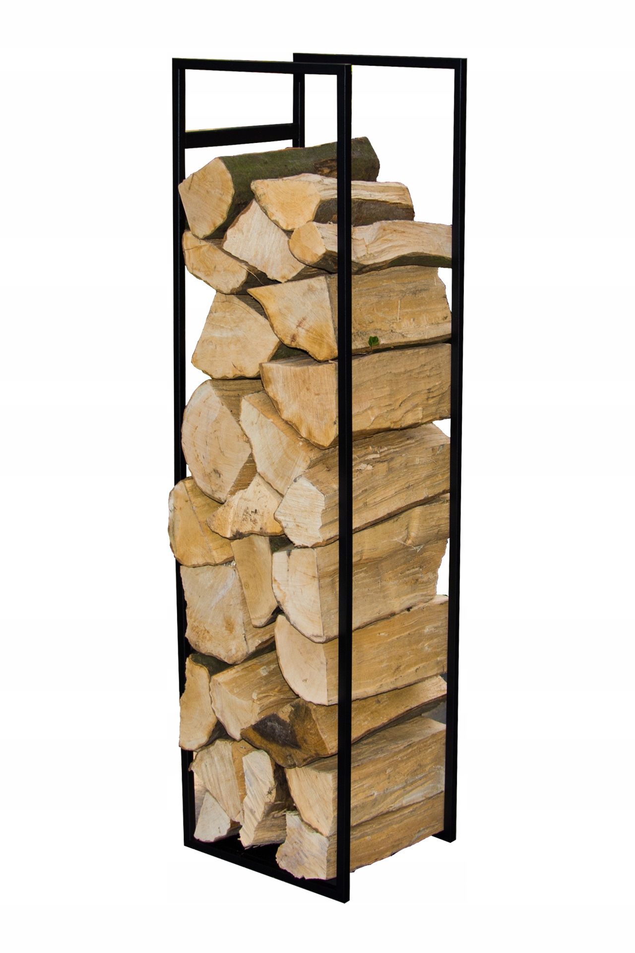 

Stojak na drewno, kosz na drewno 120 cm Czarny