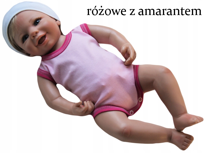 

Body ramiączko Ramka bez rękawa r. 62 bawełna