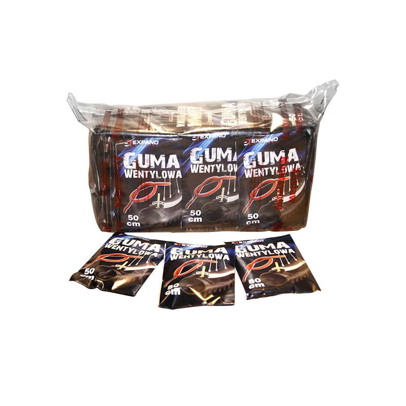 

Guma wentylowa czerwona 50cm