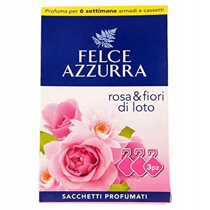 

Felce Azzurra róża lotos odświeżacz do szafy 3szt