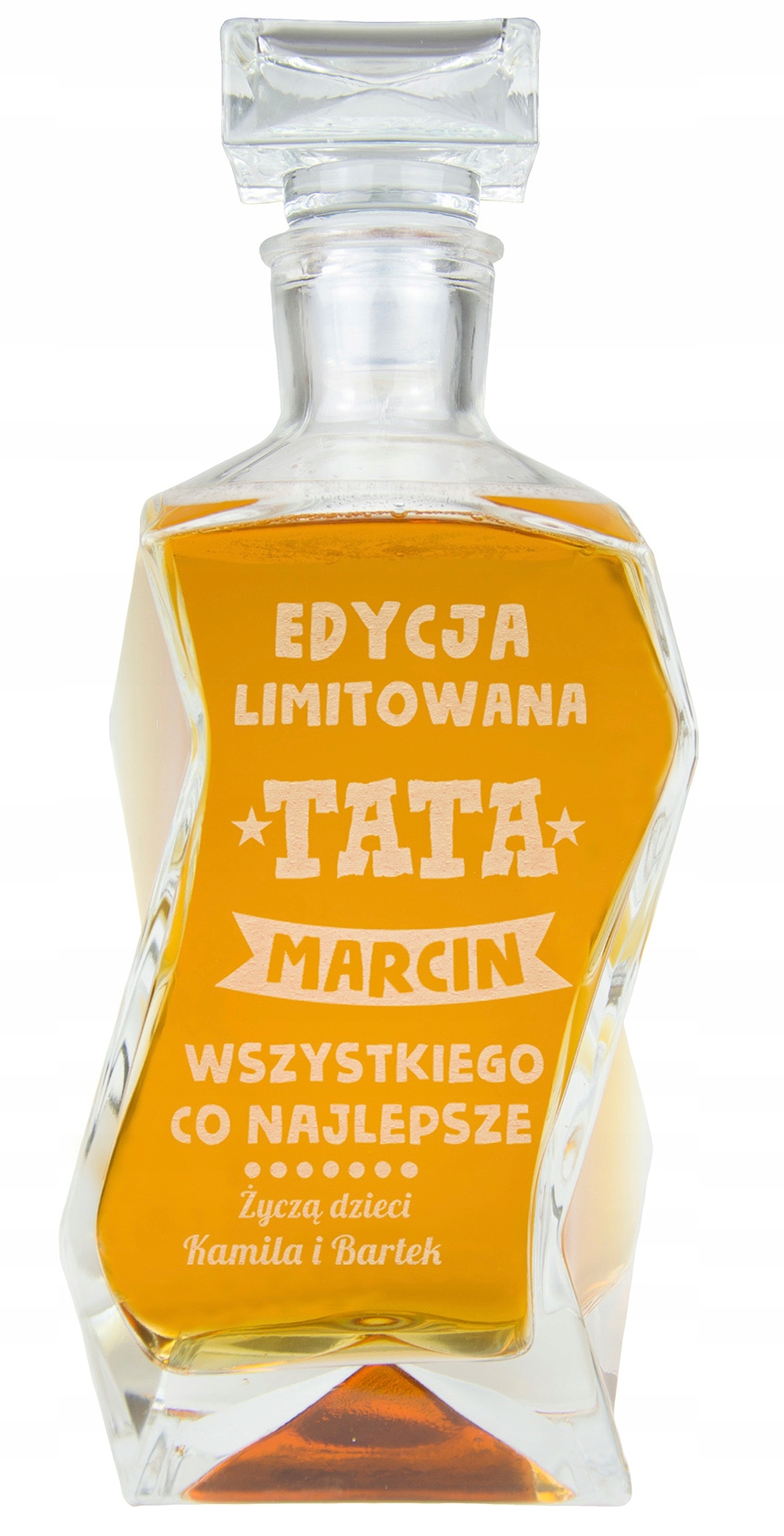 

Karafka Z Grawerem Dla Taty Na Prezent Z Imieniem