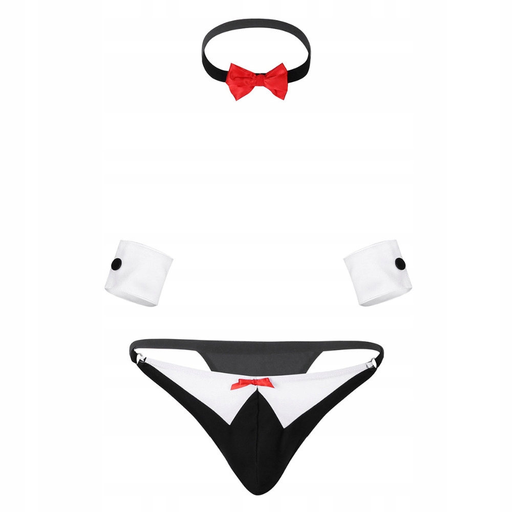 

B85 Strój kelnera Kawalerski Striptiz prezent - XL