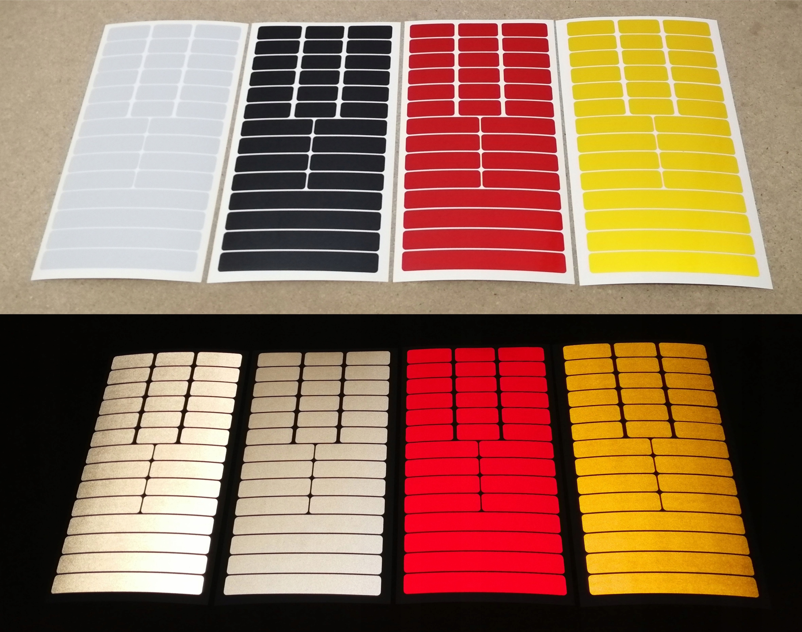 ODBLASKOWE NAKLEJKI ODBLASK NA AUTO MOTOR 30szt EAN (GTIN) 5904954343228