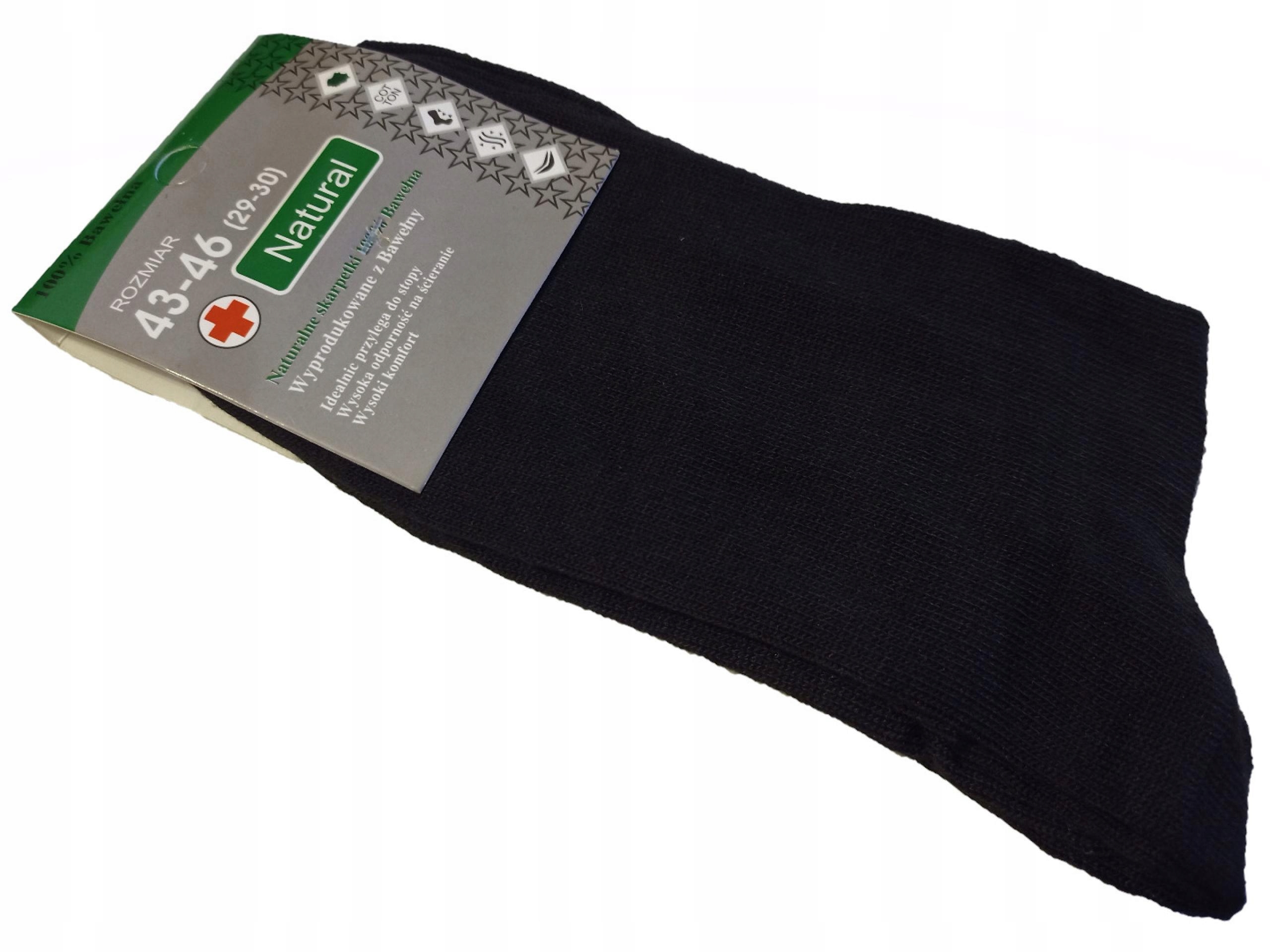 

Skarpety Skarpetki Natural 100% Bawełna 39-42