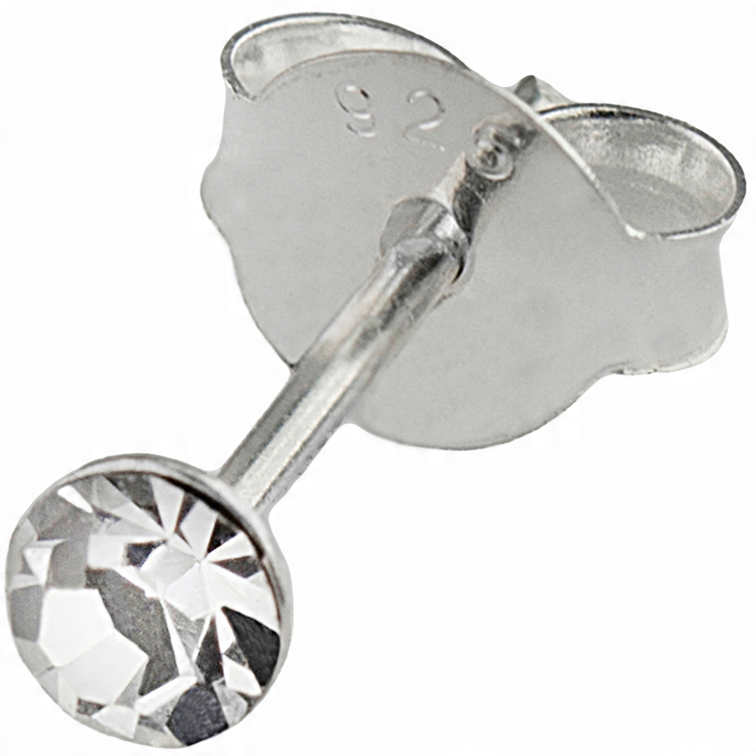 

Versil kolczyk cyrkonia 3,0 mm 1 szt. Srebro 0,925