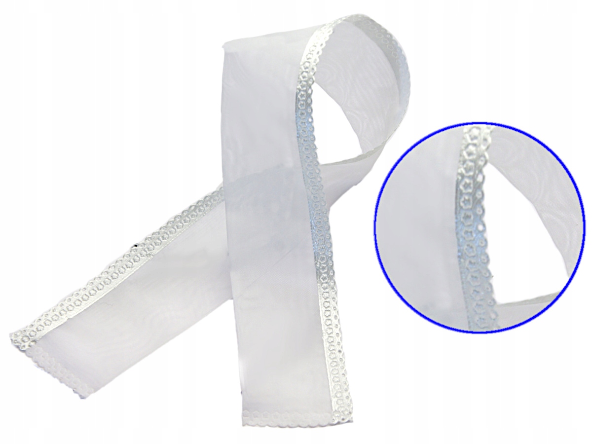 

Podwiązka’11- woal 45x4cm, do firan