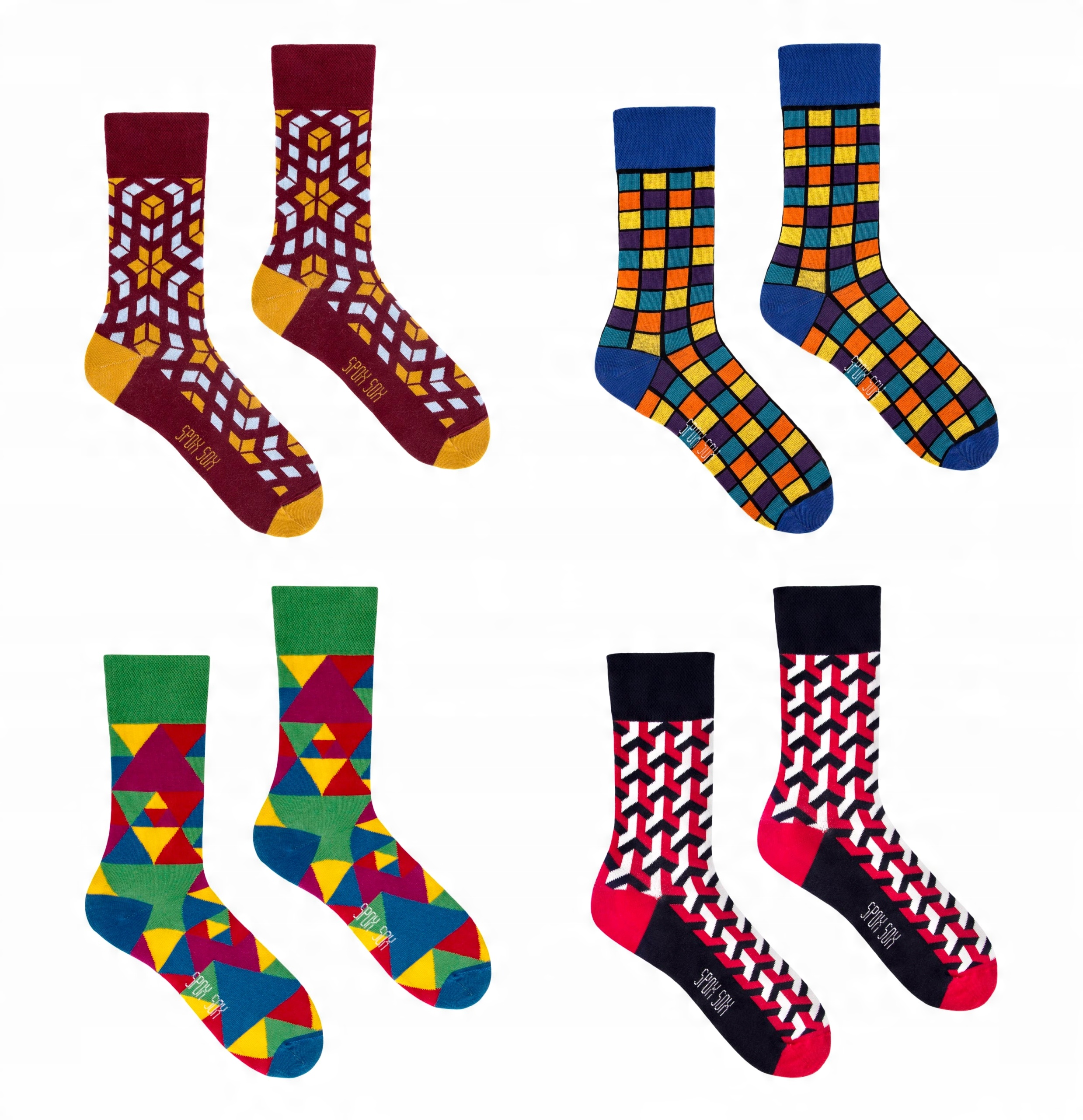 

Zestaw Skarpet Spox Sox Geometryczny Set 44-46