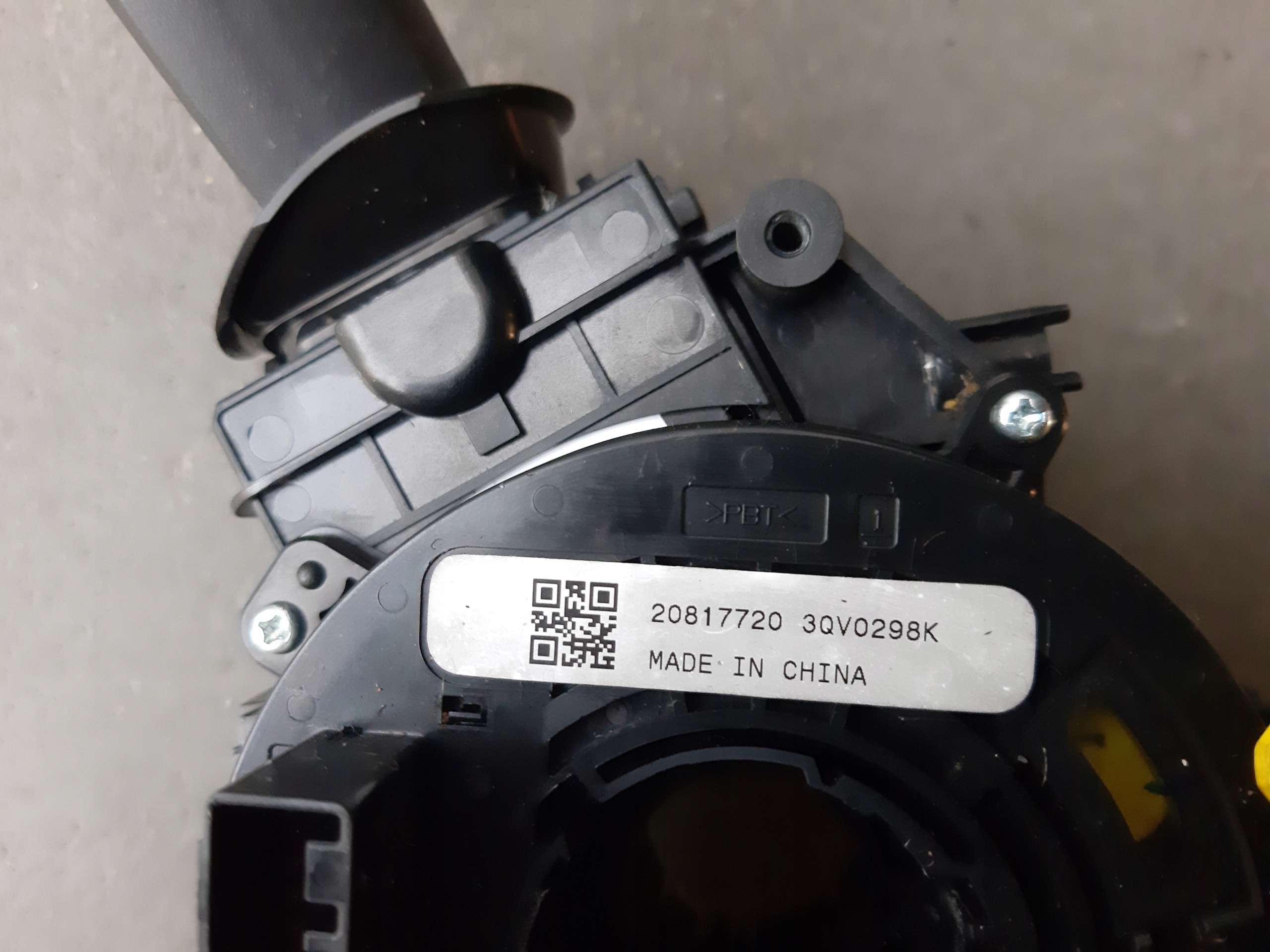 control ring ZWIJAK airbag CHEVROLET ORLANDO
