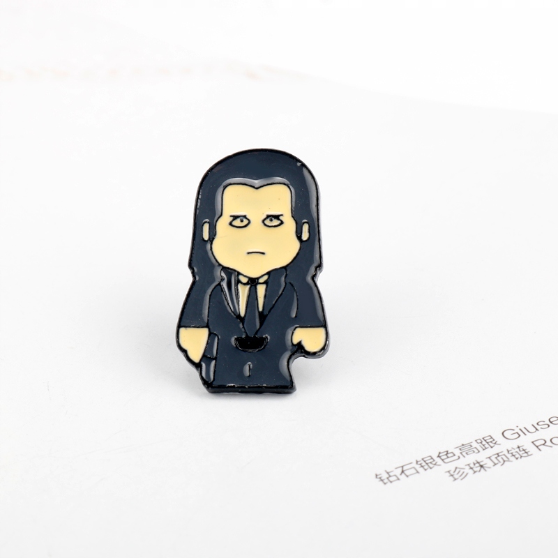 Pin Przypinka Vincent Vega Pulp Fiction Tarantino Typ przypinka