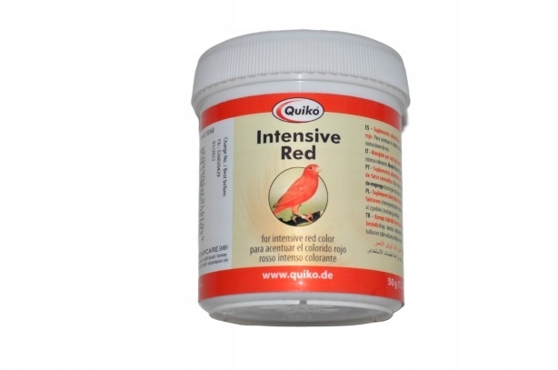 Quiko Intensive Red - 50g czerwony barwnik dla kanarków