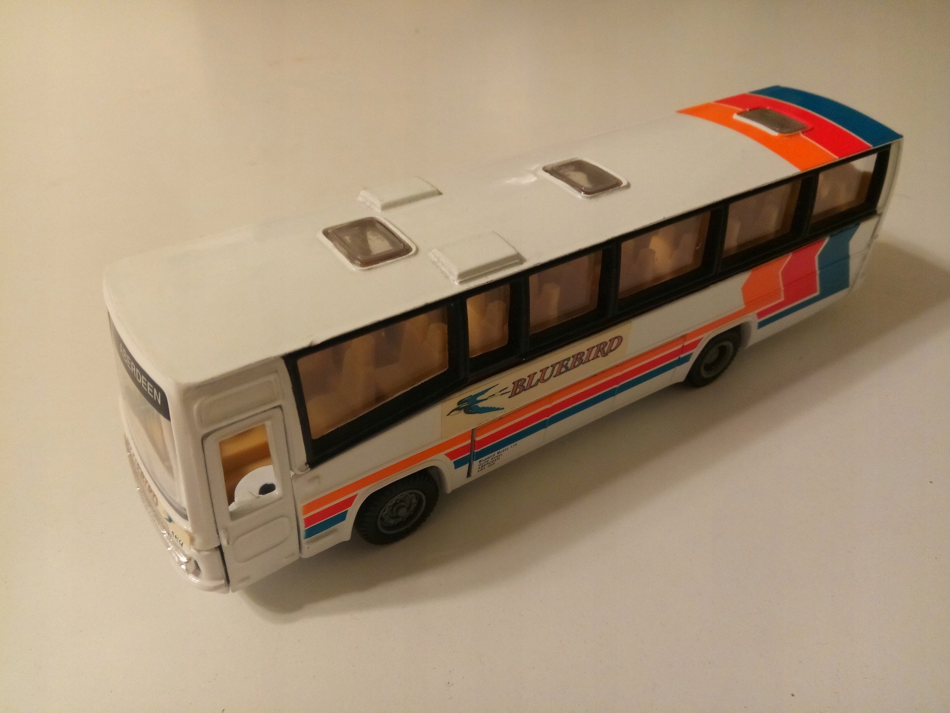 CORGI PLAXTONS PARAMOUNT 3500 BLUEBIRD ABERDEEN 307 AUTOBUS 1:76