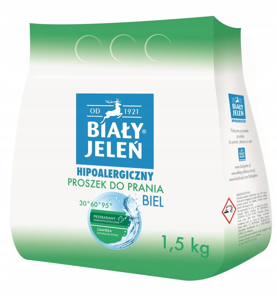 

Biały Jeleń proszek do prania 1,5kg biel