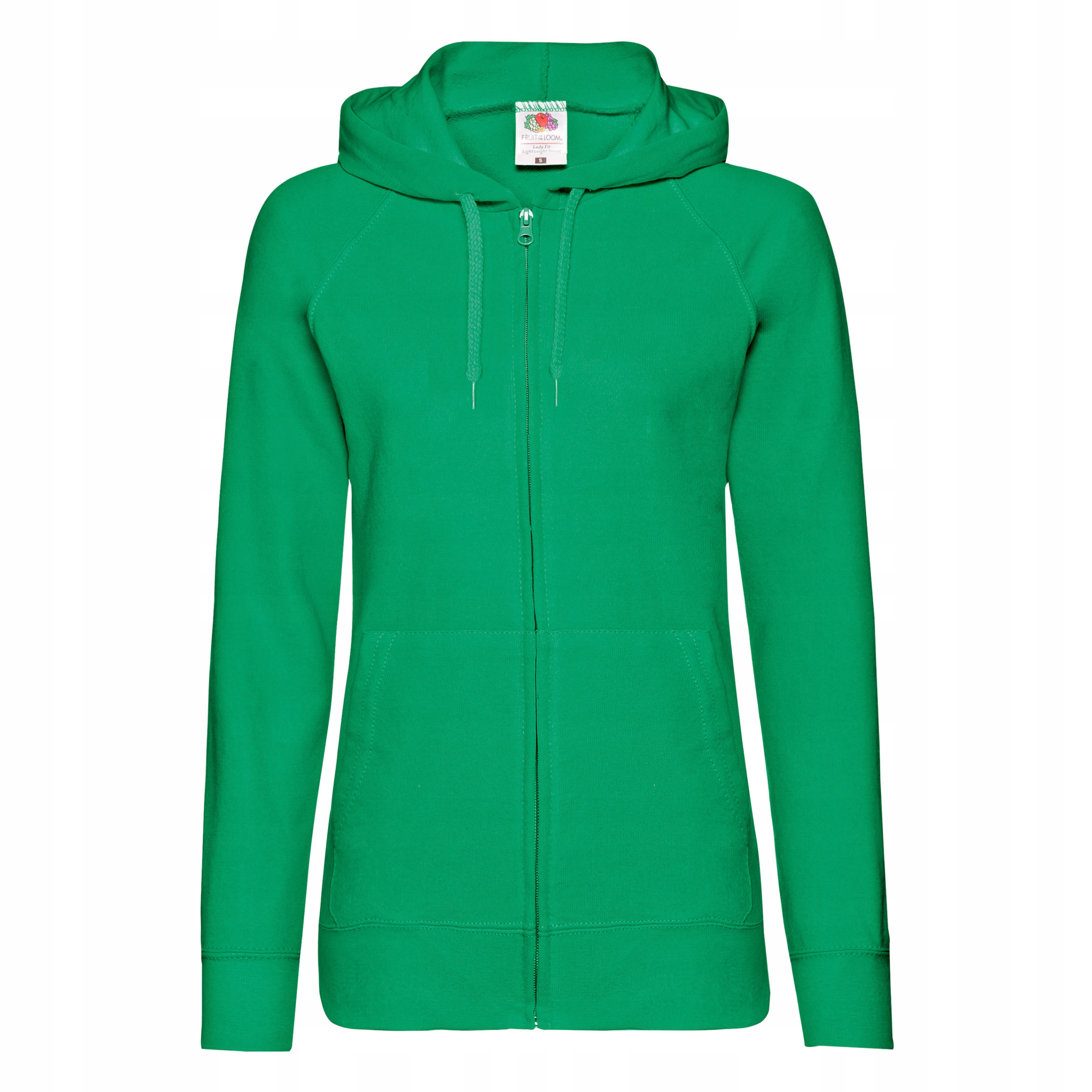 

Damska Bluza Kaptur Zamek - Fruit light kelly Xs