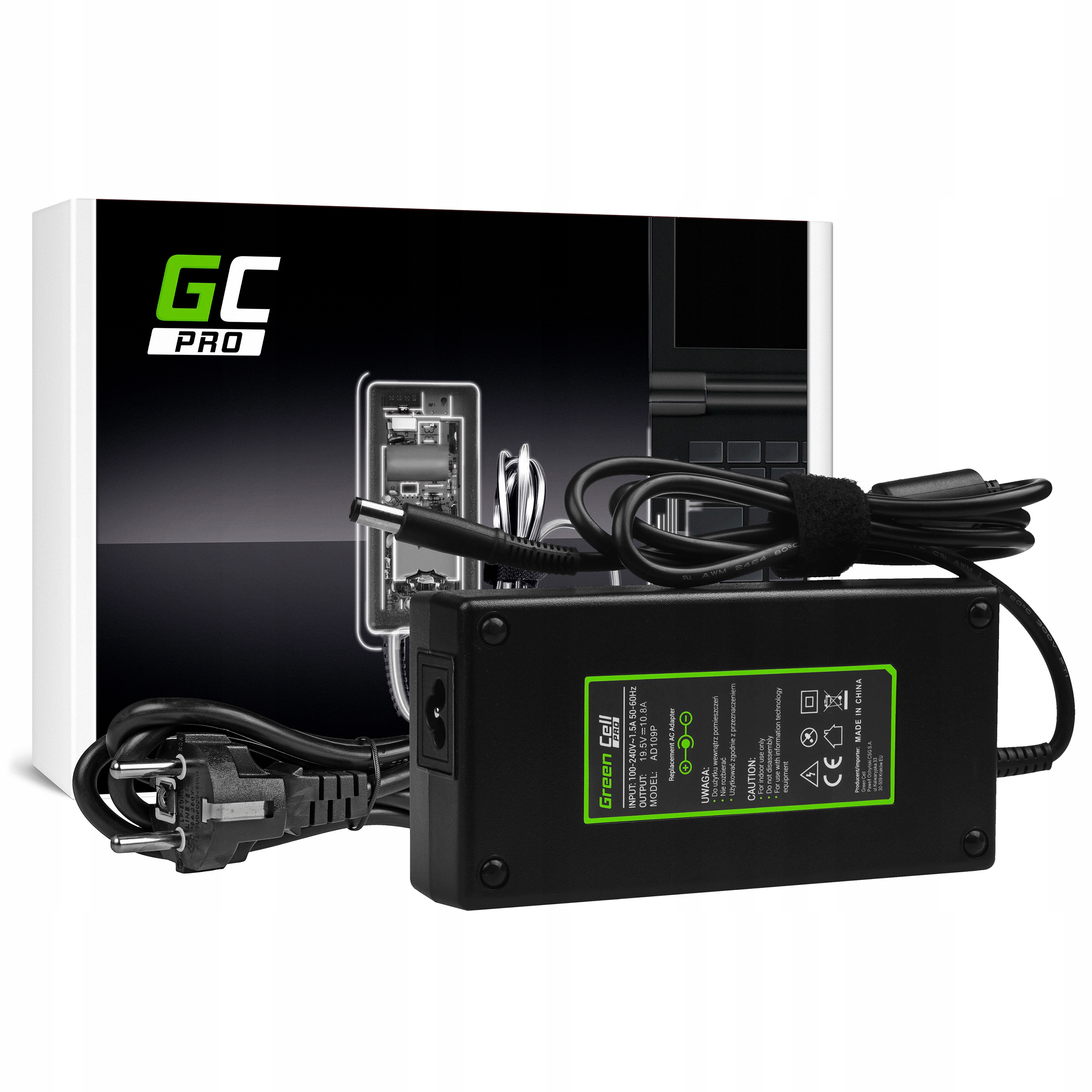 

Ładowarka 210W do Dell 19.5V 10.8A Pin 7.4-5.0mm