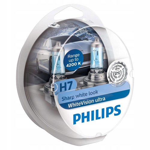 

Żarówki H7 Philips White Vision Ultra 2x W5W