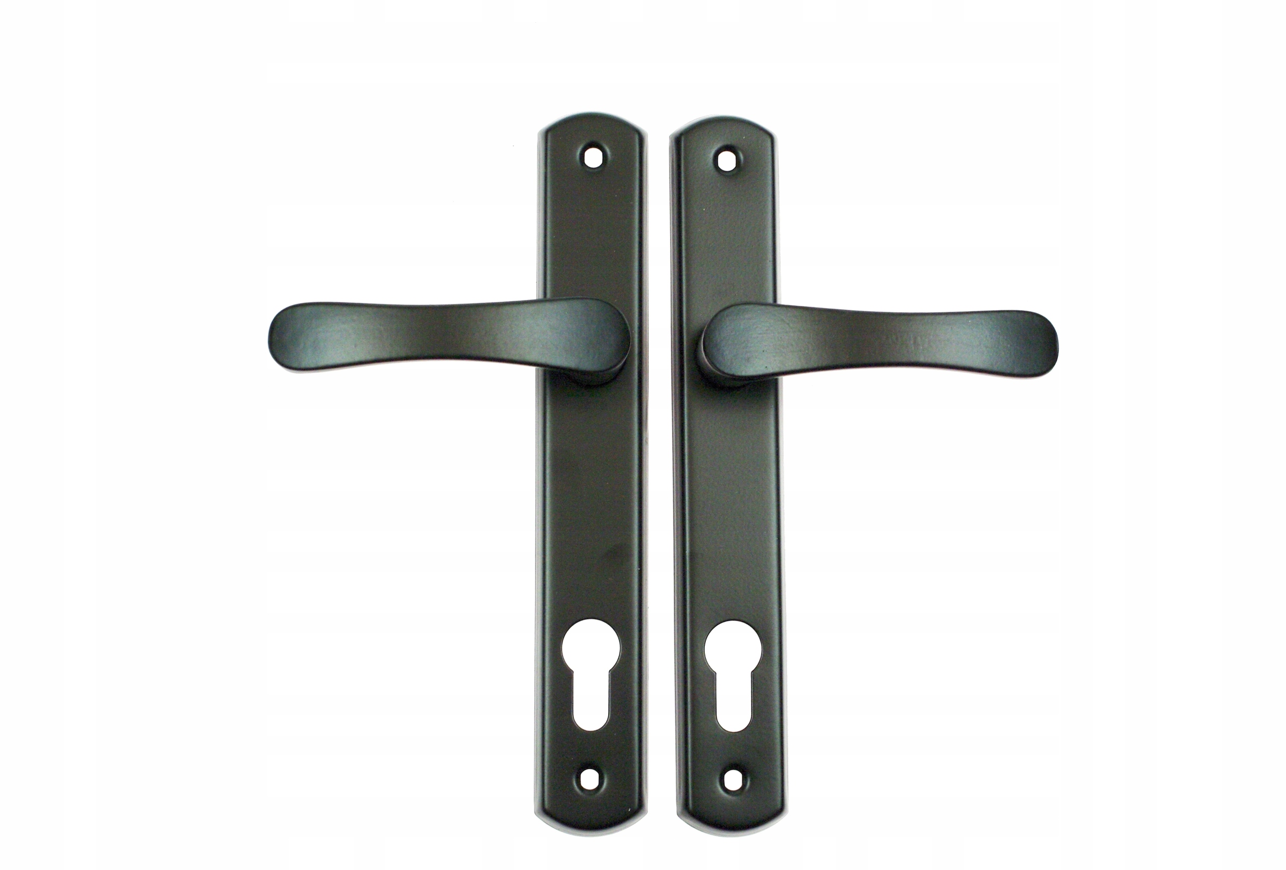 KLAMKA DRZWIOWA WĄSKI SZYLD 72 NA WKŁAD