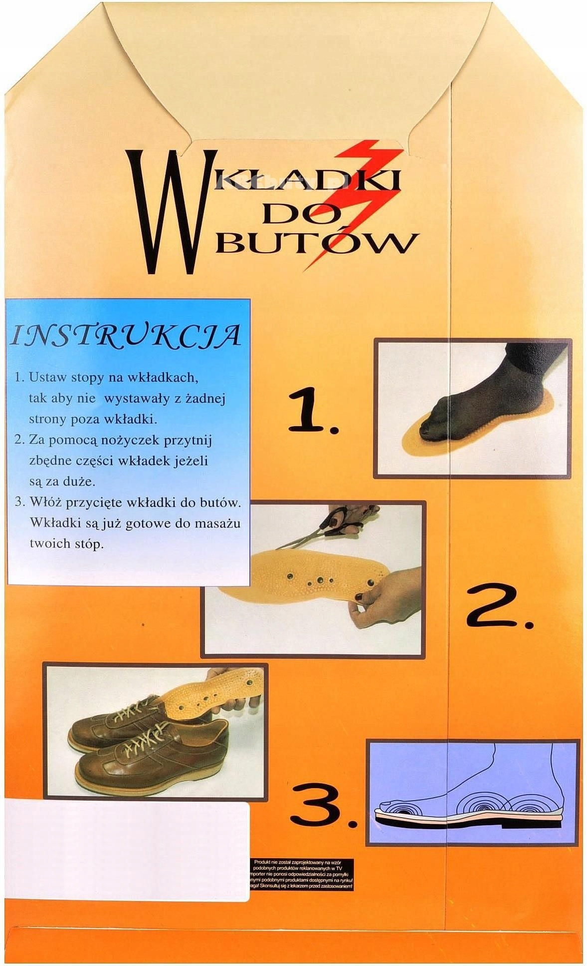 MASUJĄCE MAGNETYCZNE WKŁADKI DO BUTÓW AKUPRESURA ! Materiał mający kontakt z podeszwą żel (silikon)