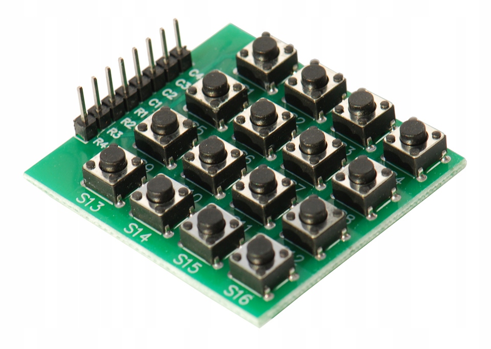 Klawiatura matrycowa 4x4 TACT do arduino, AVR inne