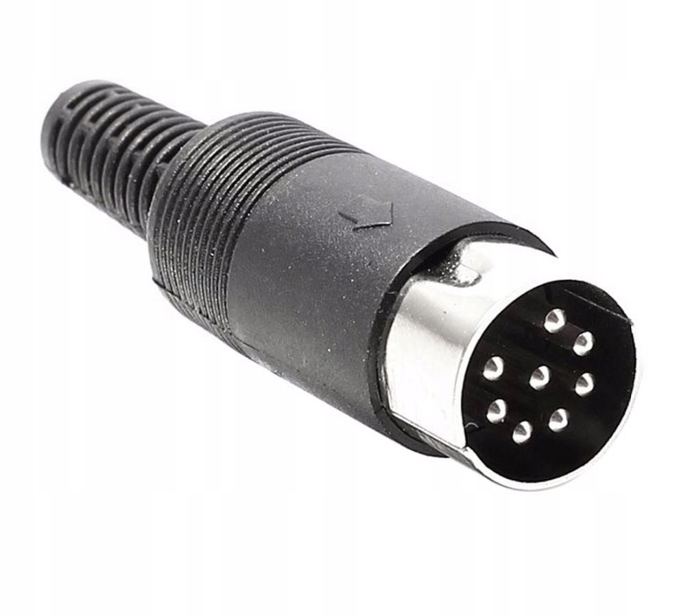 

Wtyk wtyczka Din 8pin 8p lutowana na kabel (2650)