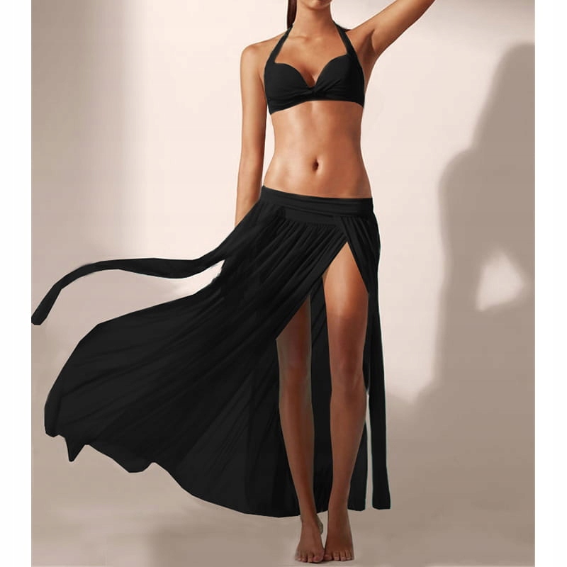 DŁUGA SPÓDNICA PLAŻOWA CZARNA ELLIE Marka SNM