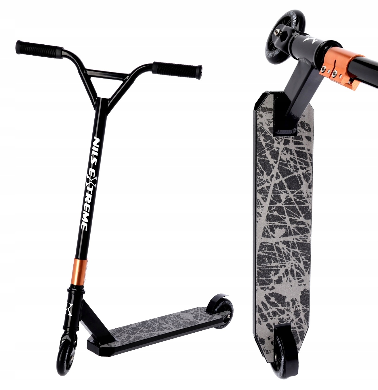 Hulajnoga wyczynowa SKATE PRO 100kg STUNT ABEC9 8973505684 Allegro.pl