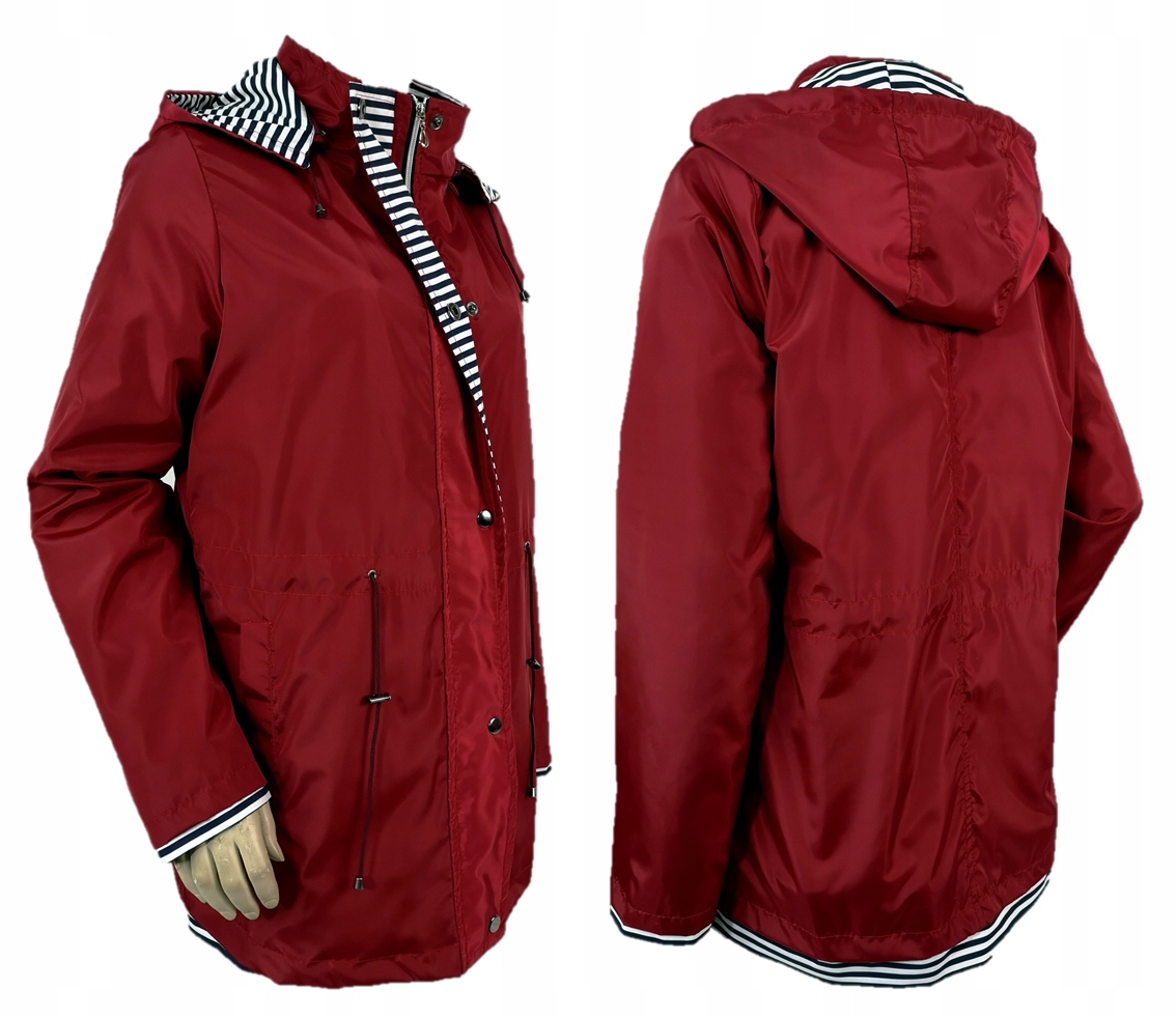 

Modna Kurtka Lato Parka Kaptur Plus Size XL 44 46