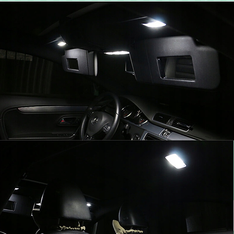 VW GOLF 7 MK7 Zestaw oświetlenia wnętrza LED xenon Producent części Interlook