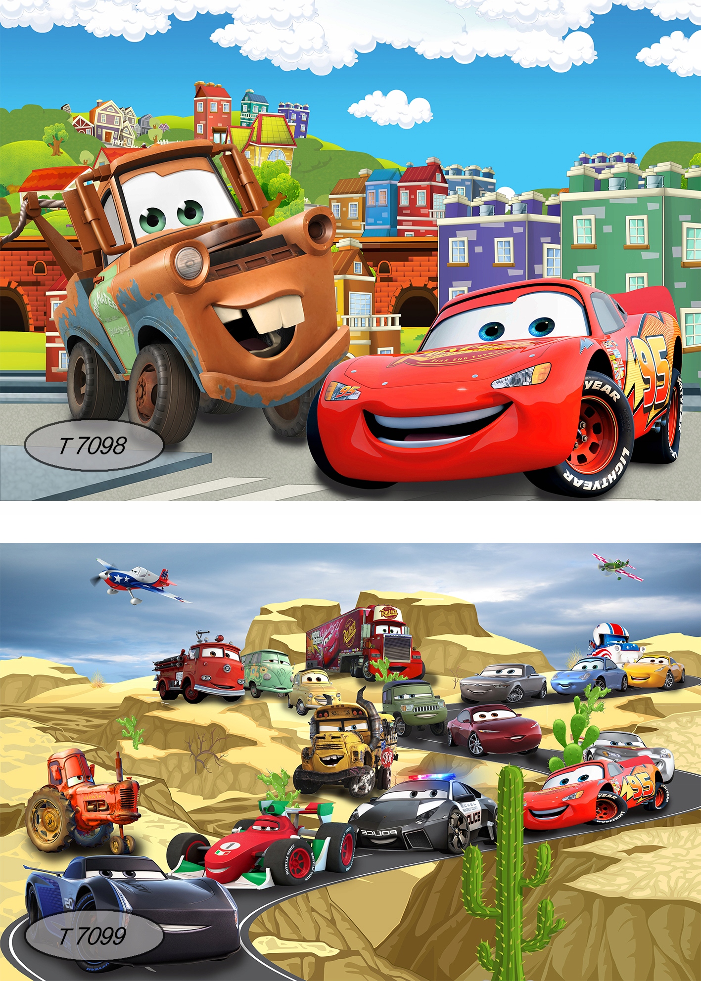 FOTOTAPETA McQueen Zygzak CARS Papierowa LAMINAT Bohater Cars