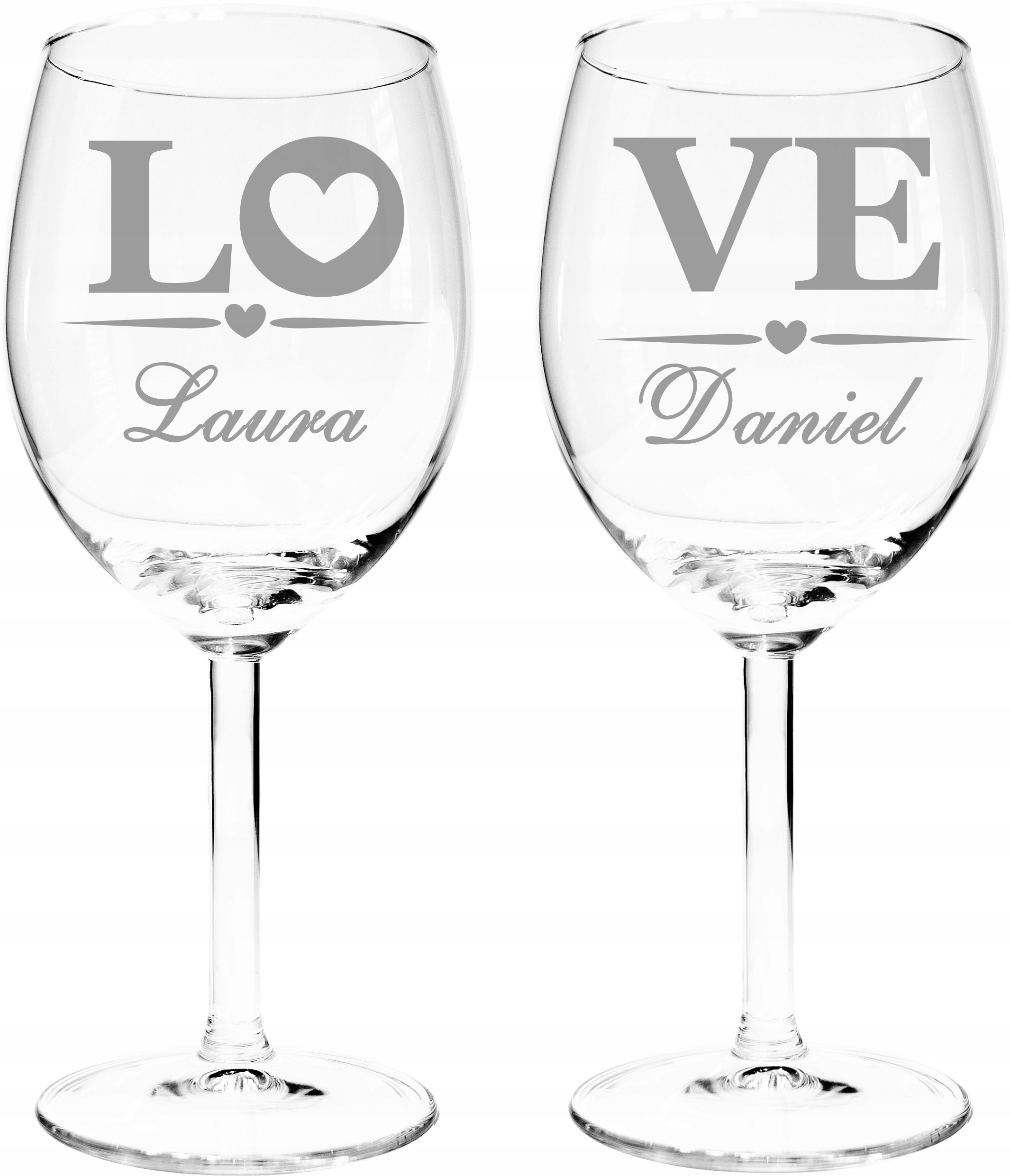 

Prezent walentynki Kieliszki grawer dla dziewczyny