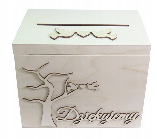 

Pudełko koperty wesele ślub dekor AB37 gołąbki