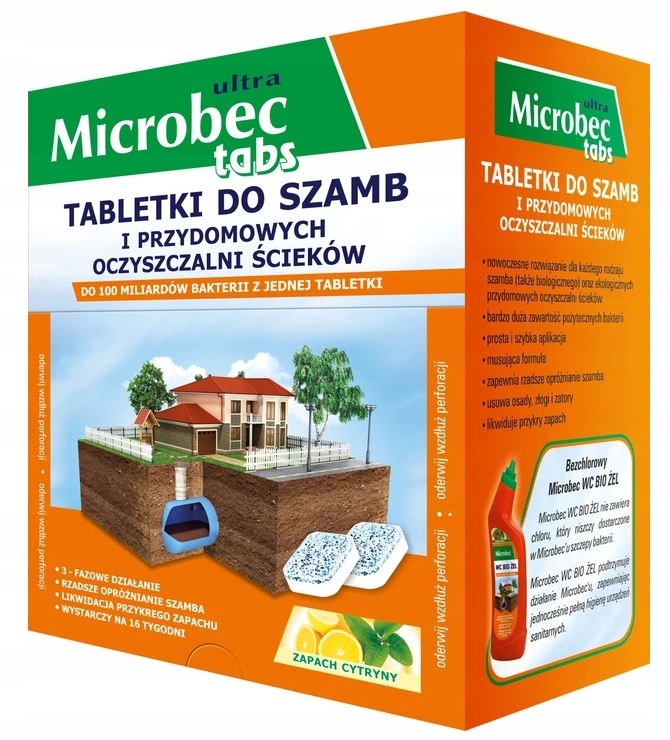 

Microbec Preparat do szamb ścieków tabletki 16 szt