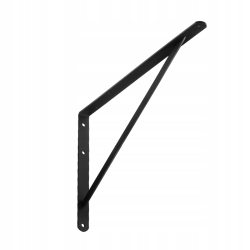 Wspornik wzmacniany ze stali pod półkę WSWP 400 Cz