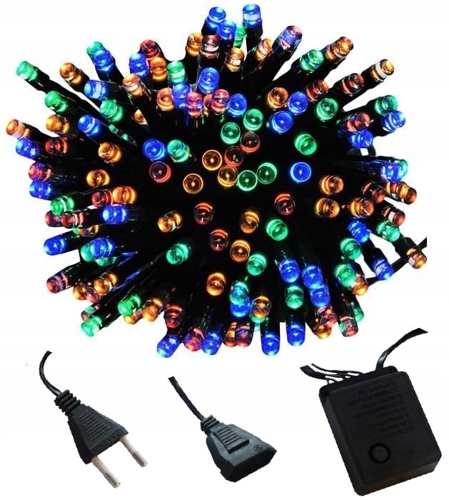 LAMPKI CHOINKOWE 500 LED PROGRAMATOR MULTIKOLOR