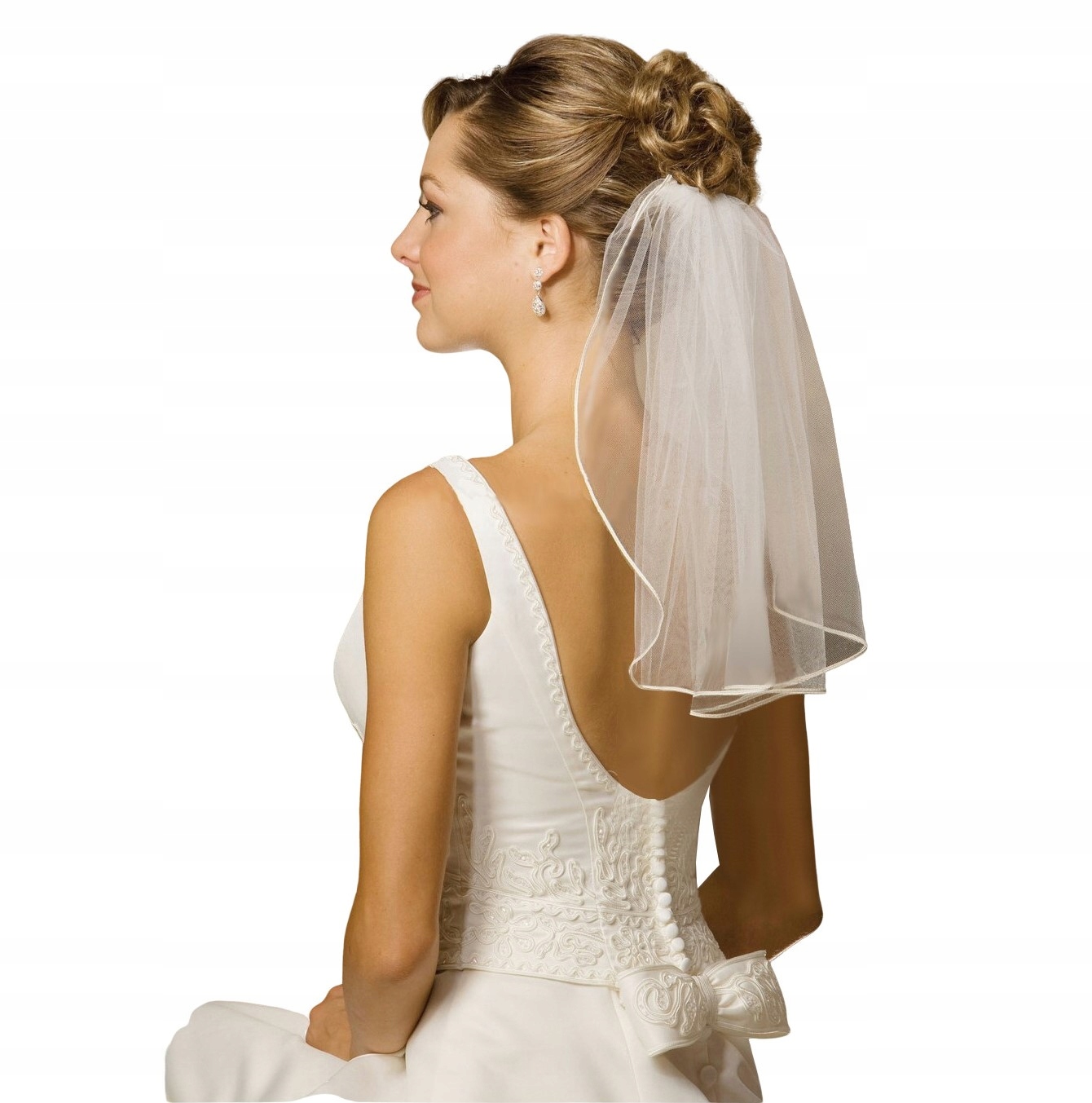 

Welon Ślubny 40cm z mereżką IVORY/ecru - Jakość