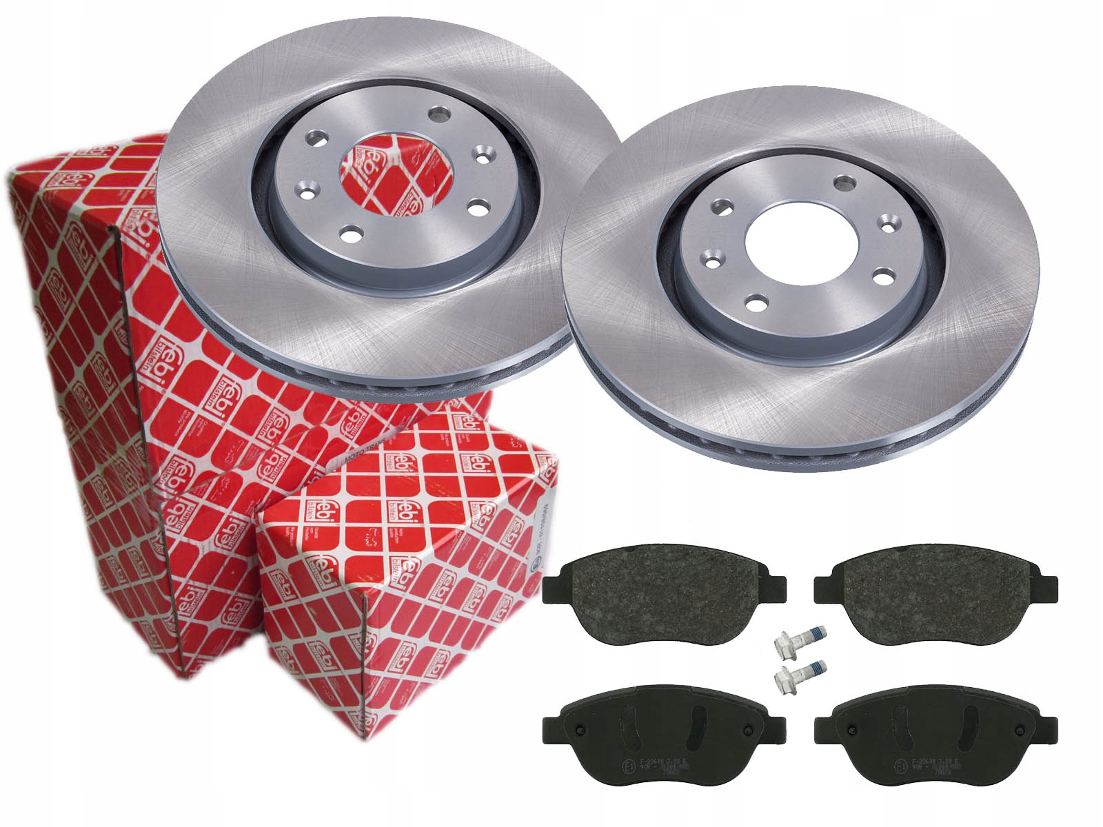 ДИСКИ КОЛОДКИ FEBI ПЕРЕДНИЕ PEUGEOT 1007 206 207 307