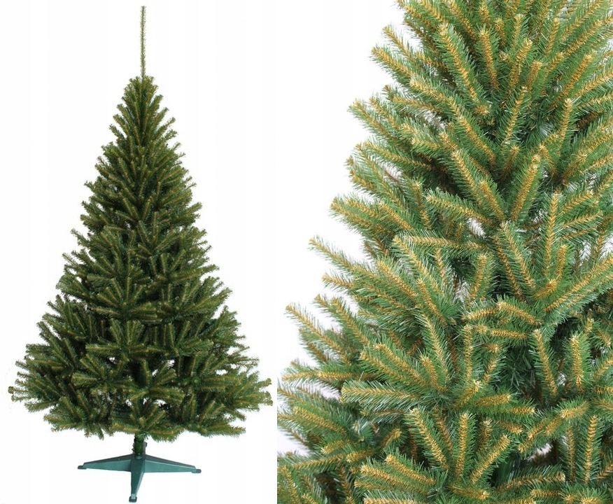 

Choinka sztuczna Świerk Zielony Gęsty 120cm stojak