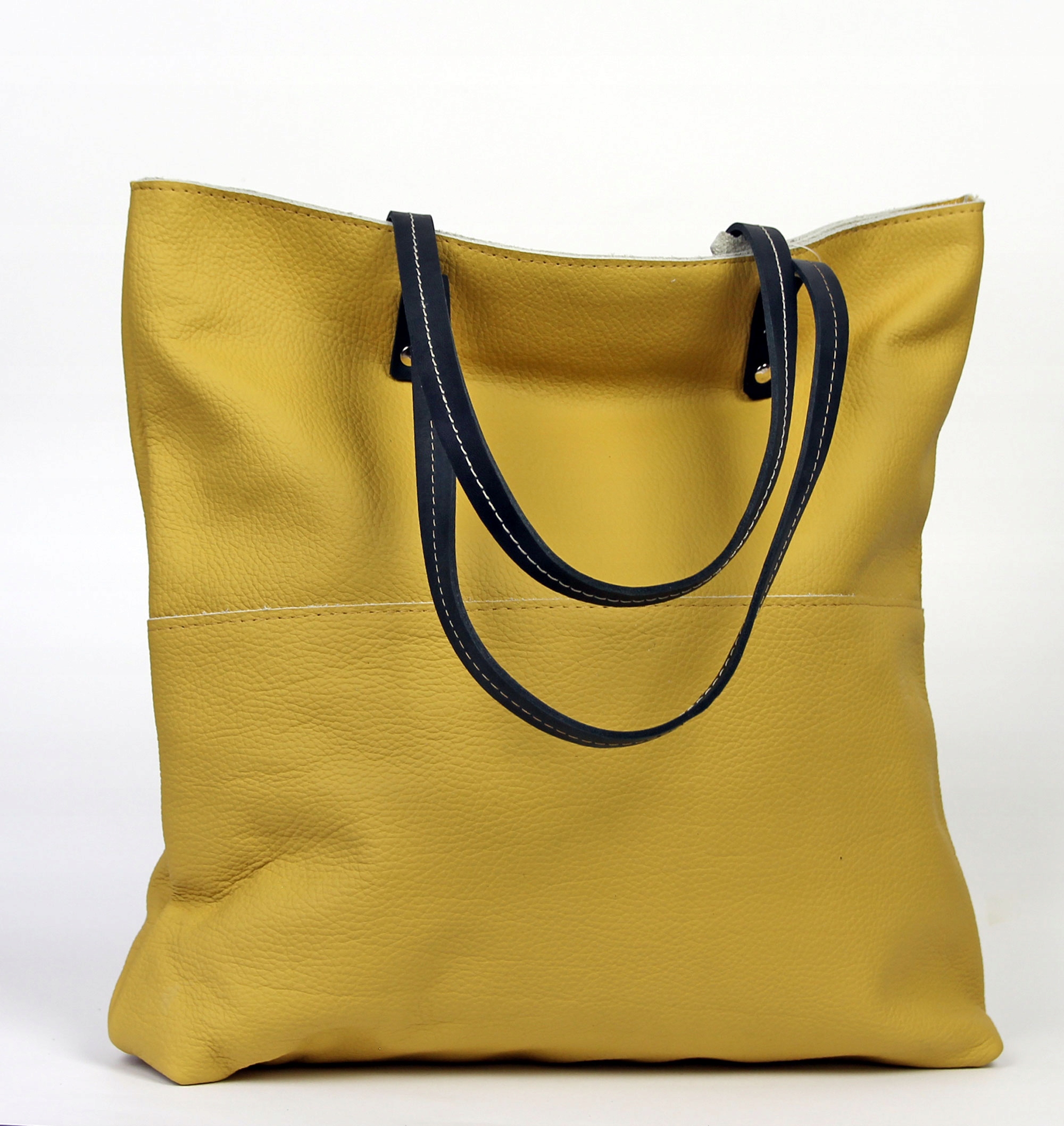 TOREBKA SKÓRZANA SHOPPER BAG 100% SKÓRA NATURALNA Marka inna