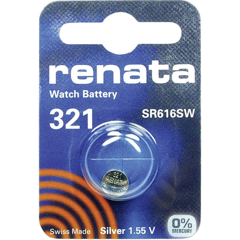 

1x Bateria Srebrowa Renata Sr 616 Sw 321 SR65 611