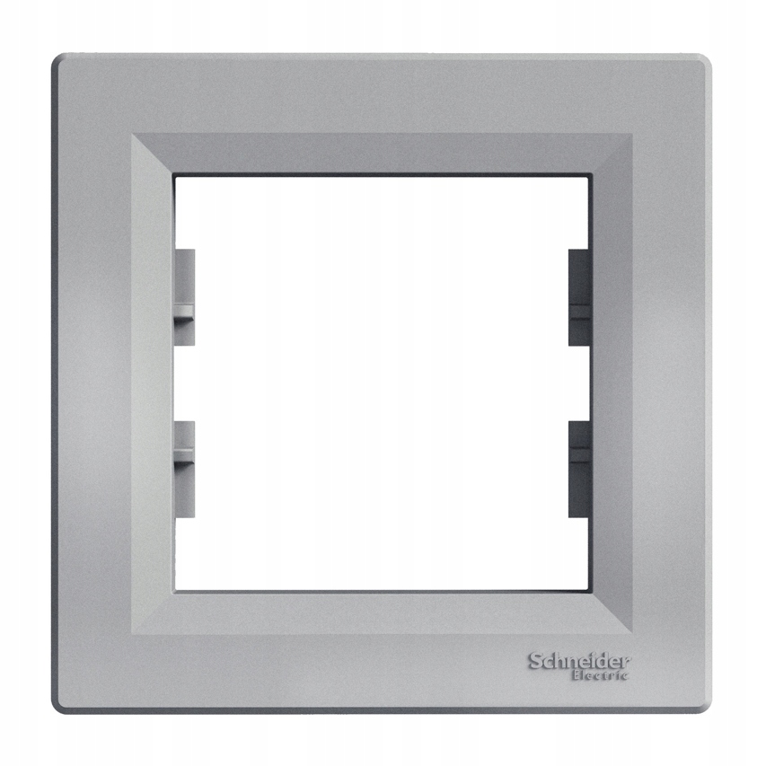 

Schneider Asfora Ramka 1-KROTNA Aluminium