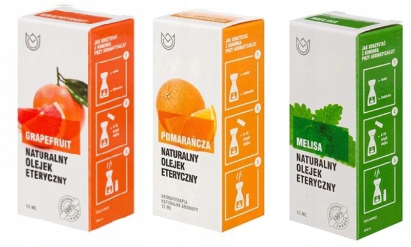 

Zestaw naturalnych olejków eterycznych na stres