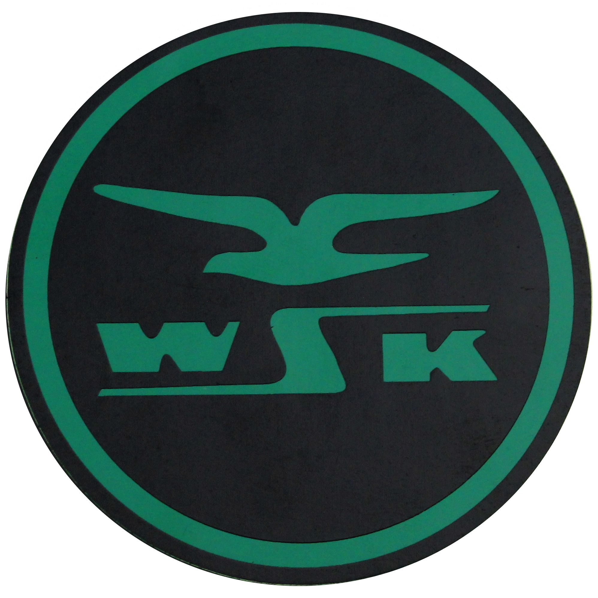 

Naklejka Wsk Pzl Świdnik Zielona Okrągła 125 175