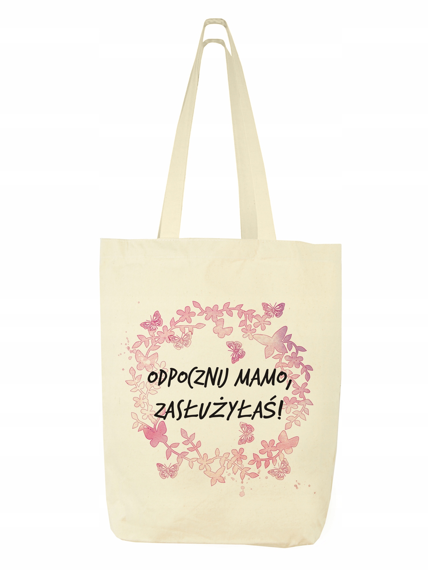 

Torba bawełniana z dnem Odpocznij Mamo Dzień Matki