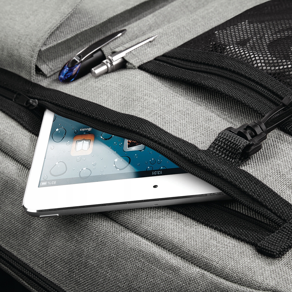 TORBA NA RAMIĘ DO SZKOŁY Z PRZEGRÓDKAMI STUDIA 11L Kolekcja Two-Tone Digital