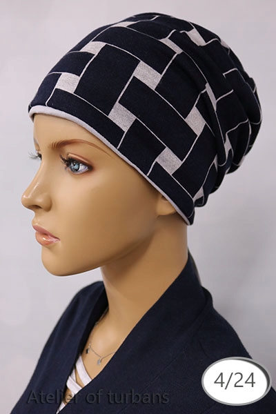 Turban SMURF [Turbany ZIMOWE Beanie Smerf] cz2 Płeć kobieta